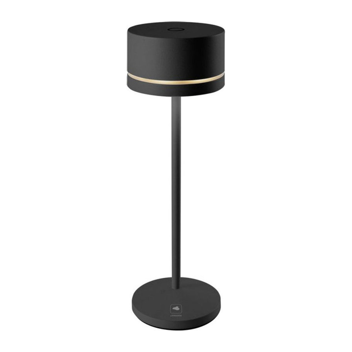 Leonardo MONZA Akku-Tischleuchte LED Warmweiß Schwarz Ø 23,5 cm x H 23,5 cm - Bild 1