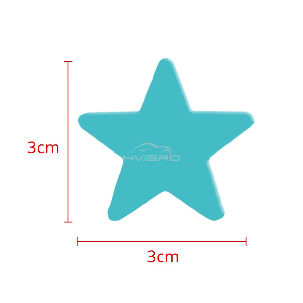 Leuchtende Stern Wandaufkleber Glow in the Dark Fluoreszierende Wanddekoration für Kinderzimmer und Schlafzimmer, Mehrfarbig, Höhe: 3 cm - Bild 6