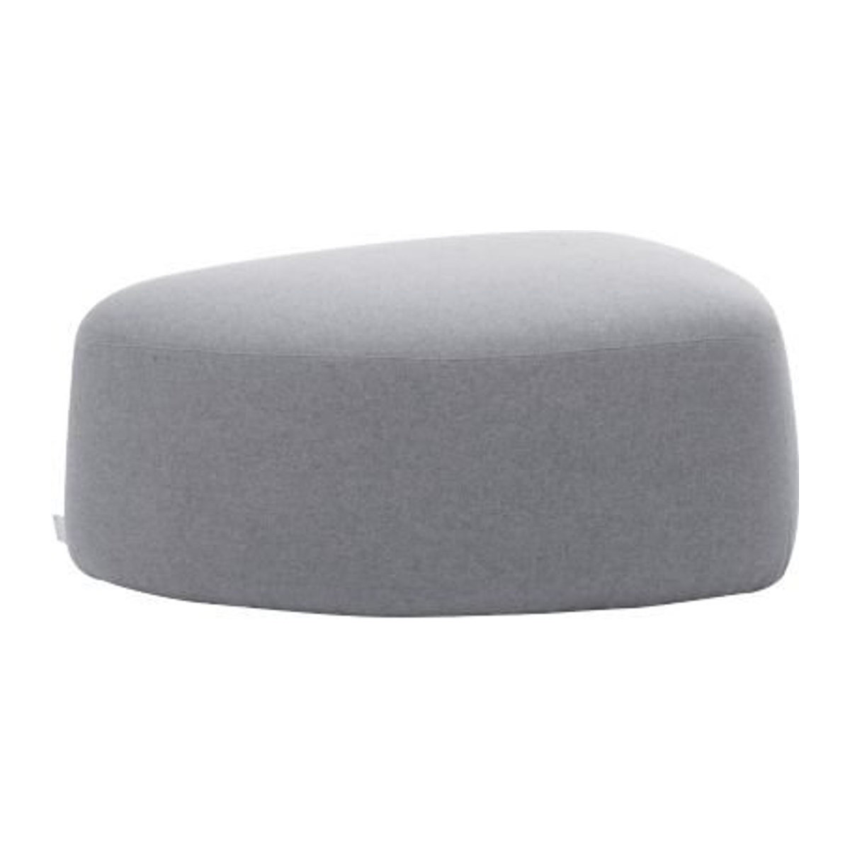 Leyform GOGO Pouf oval in Grau mit Stoffbezug, B: 98 cm, T: 91 cm, H: 39 cm - Bild 1