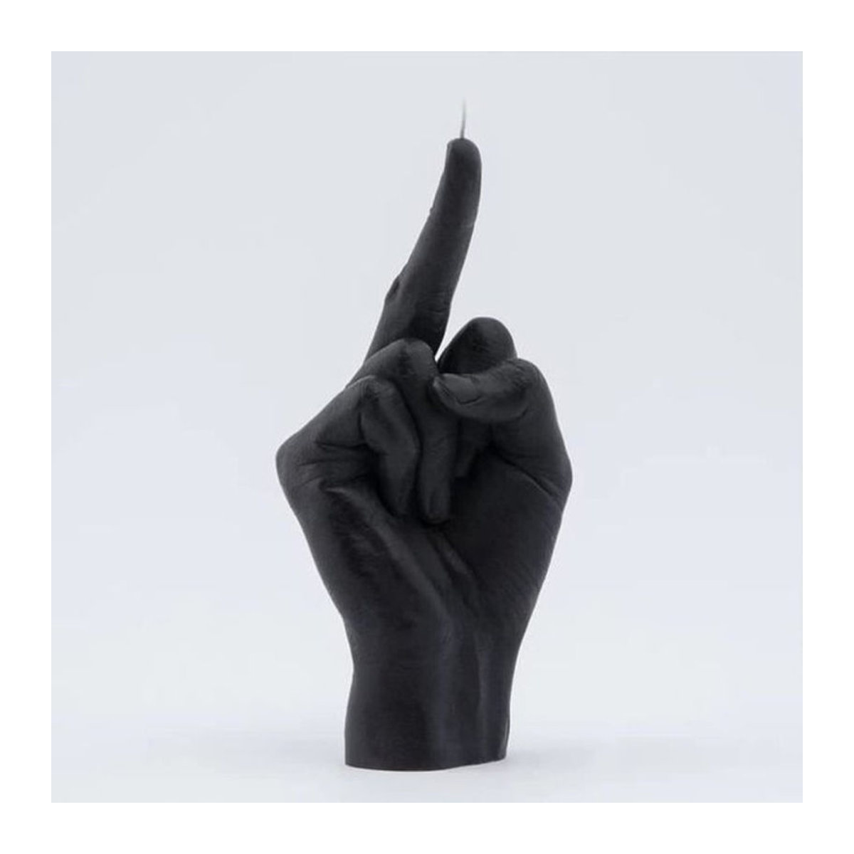 LG-EXPRO Middelvingerkaars Noir Duftkerze in Form eines Mittelfingers aus Sojawachs Schwarz - Bild 1