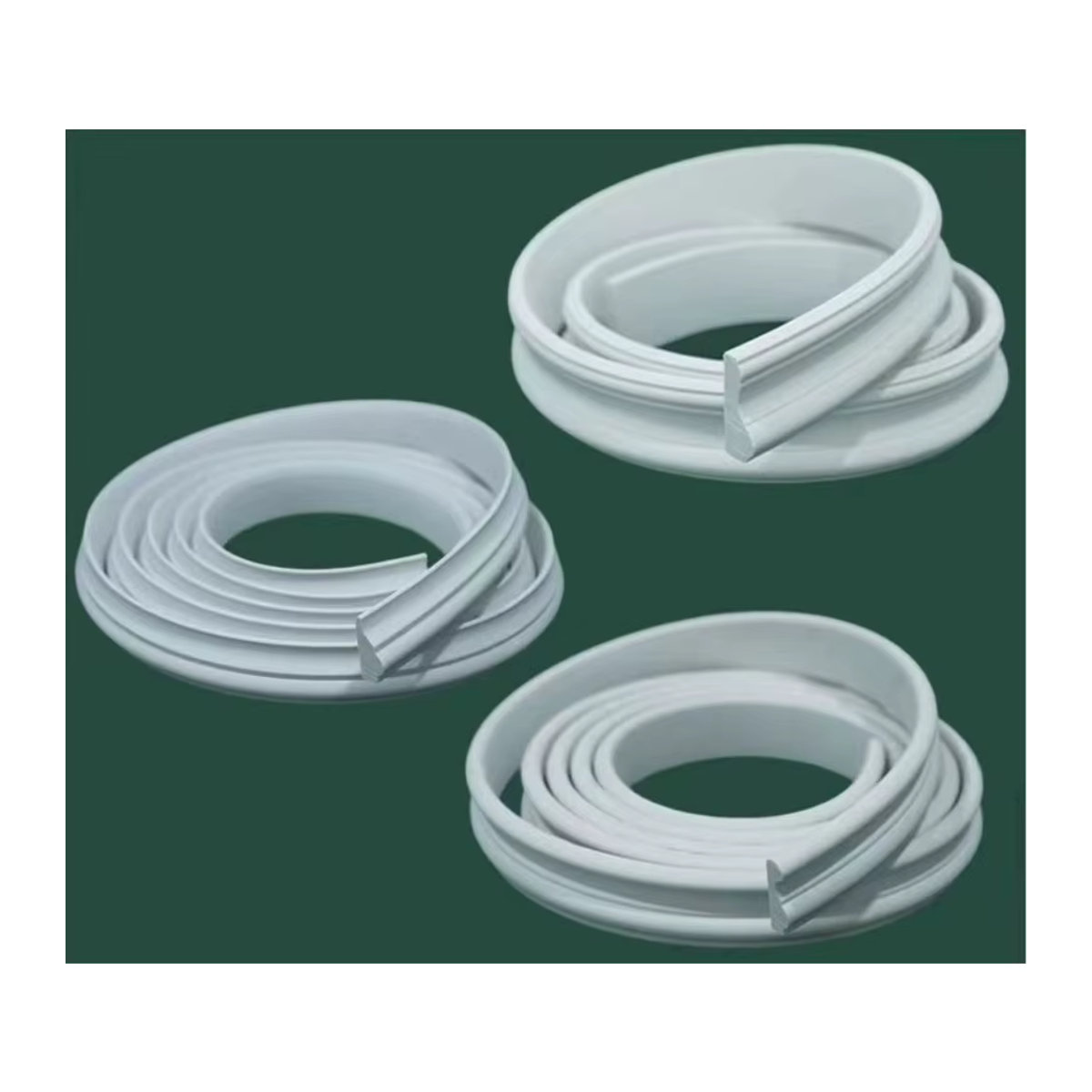 Libertas Dekorative Deckenleiste aus PVC in Weiß, Biegbare PU Gips-Linie für Wand und Decke im europäischen Stil - Bild 2