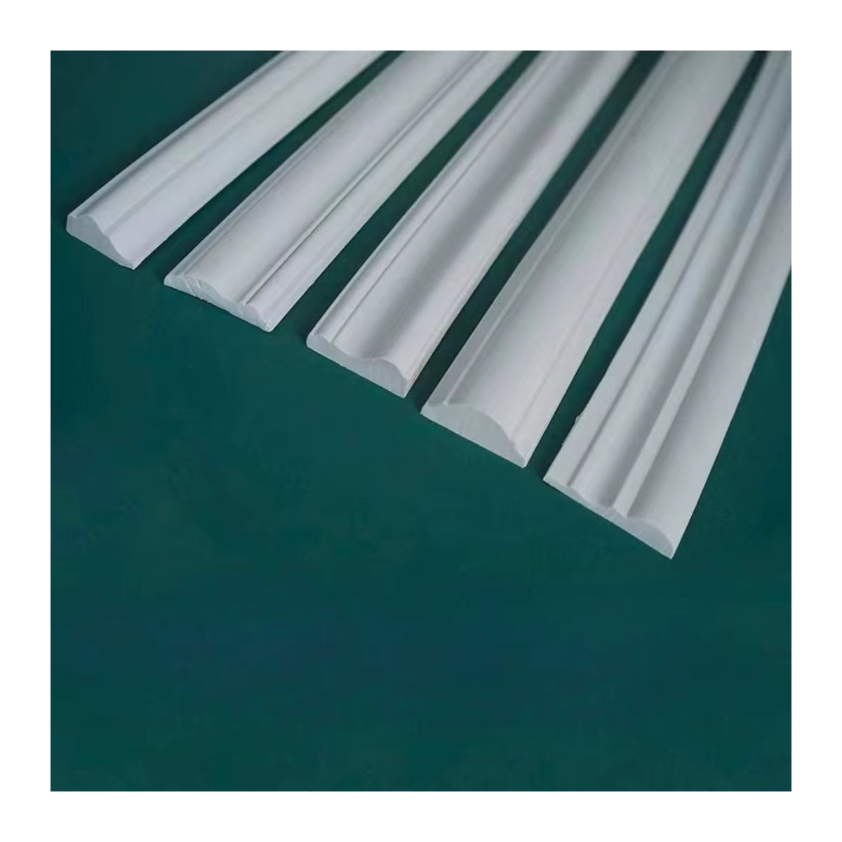 Libertas Dekorative Deckenleiste aus PVC in Weiß, Biegbare PU Gips-Linie für Wand und Decke im europäischen Stil - Bild 3