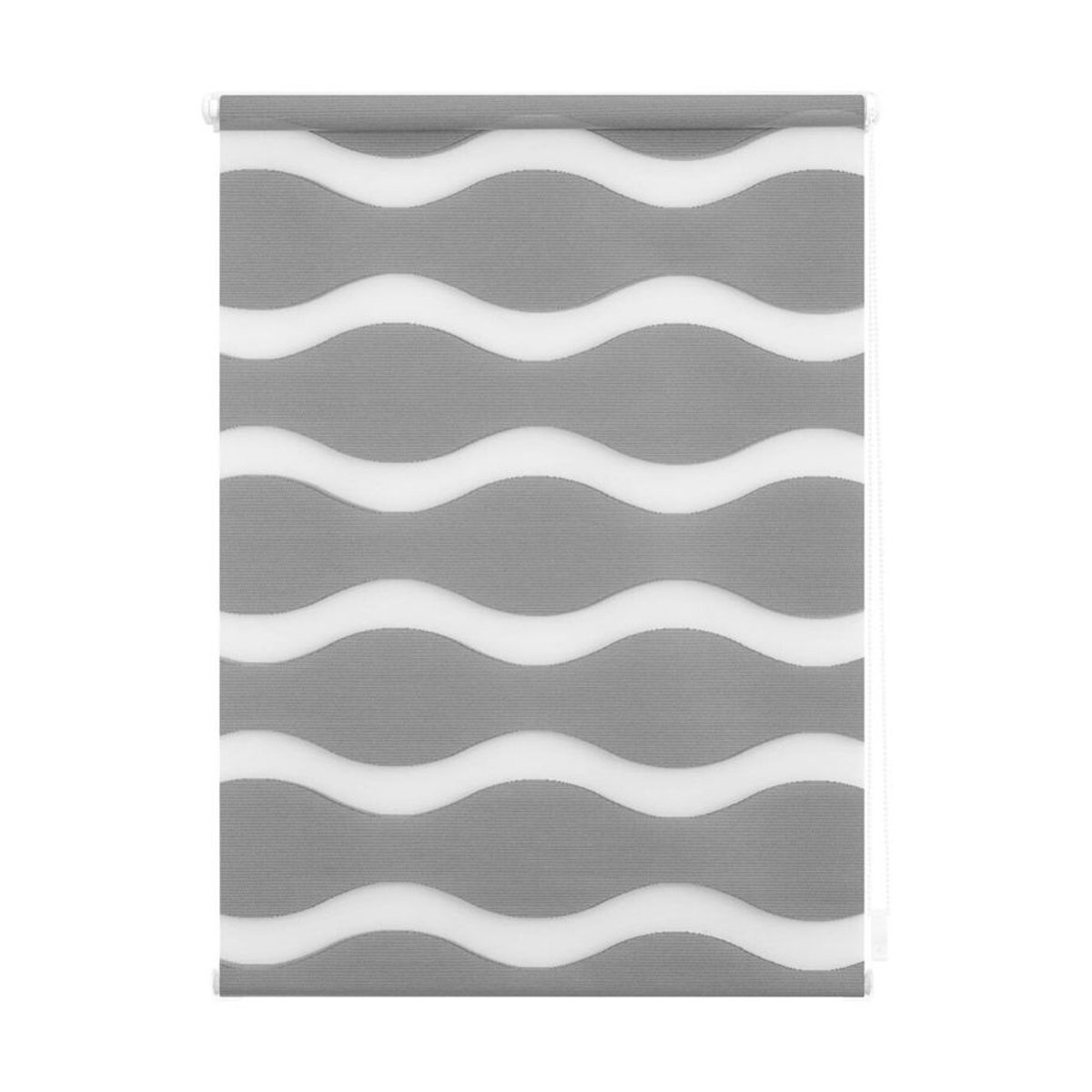 LICHTBLICK Doppelrollo Duo Welle Grau B/L: 80 x 220 cm - Bild 2