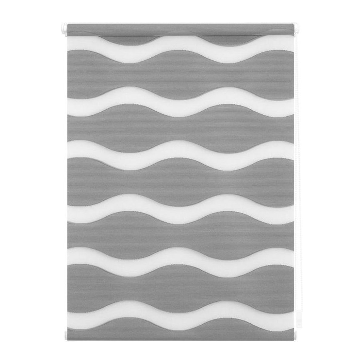 LICHTBLICK Doppelrollo Duo Welle Grau B/L: 80 x 220 cm - Bild 4