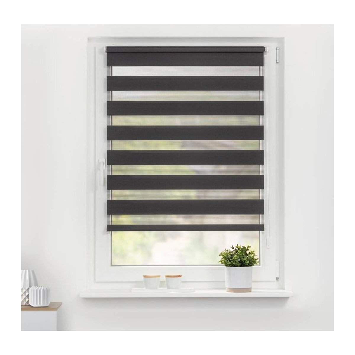 Lichtblick Duo Rollo Klemmfix Anthrazit B/H: 80 x 220 cm - Bild 5