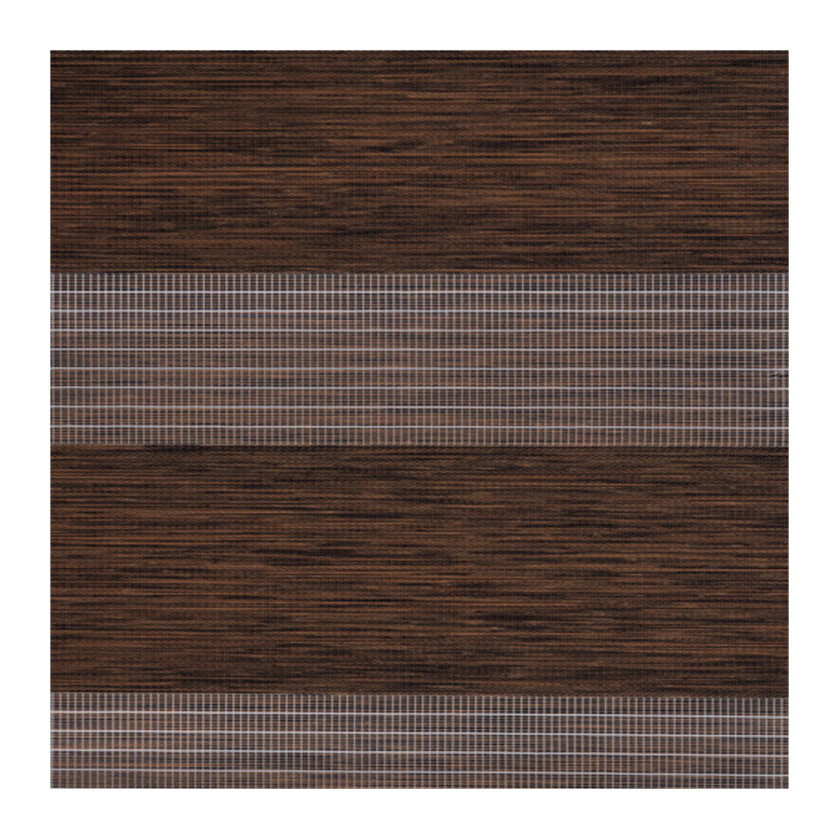 Lichtblick Duo-Rollo Klemmfix aus Polyester in Dunkelbraun, B: 80 cm, H: 150 cm - Bild 3