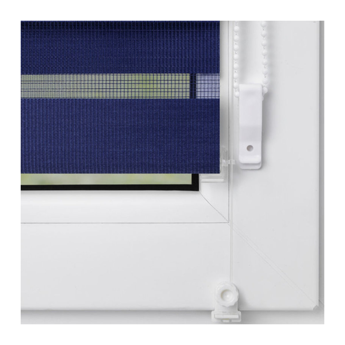 Lichtblick Duo-Rollo Klemmfix blickdicht Blau B: 120 cm, H: 150 cm - Bild 4