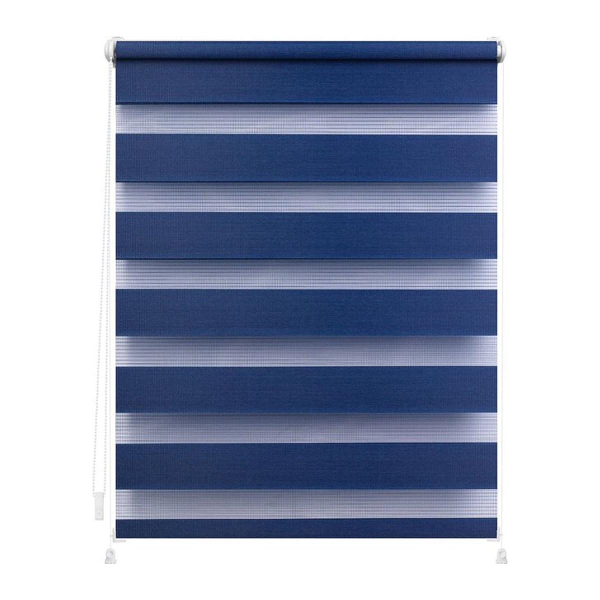 Lichtblick Duo-Rollo Klemmfix blickdicht Blau B: 70 cm, H: 150 cm - Bild 1