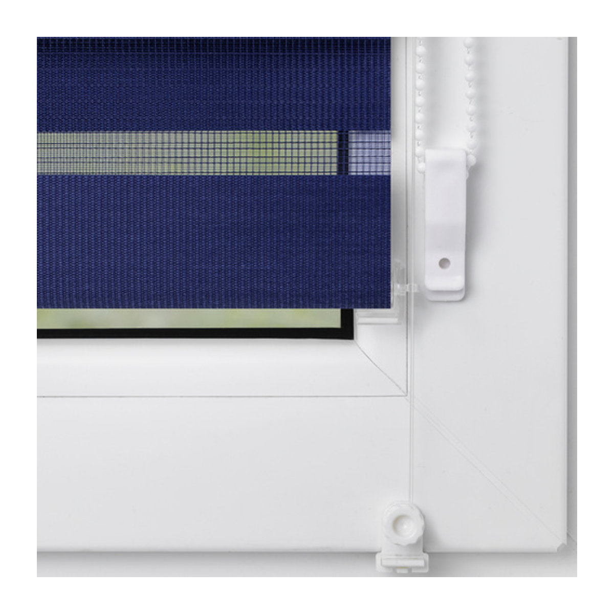 Lichtblick Duo-Rollo Klemmfix blickdicht Blau B x H: 100 x 150 cm - Bild 8