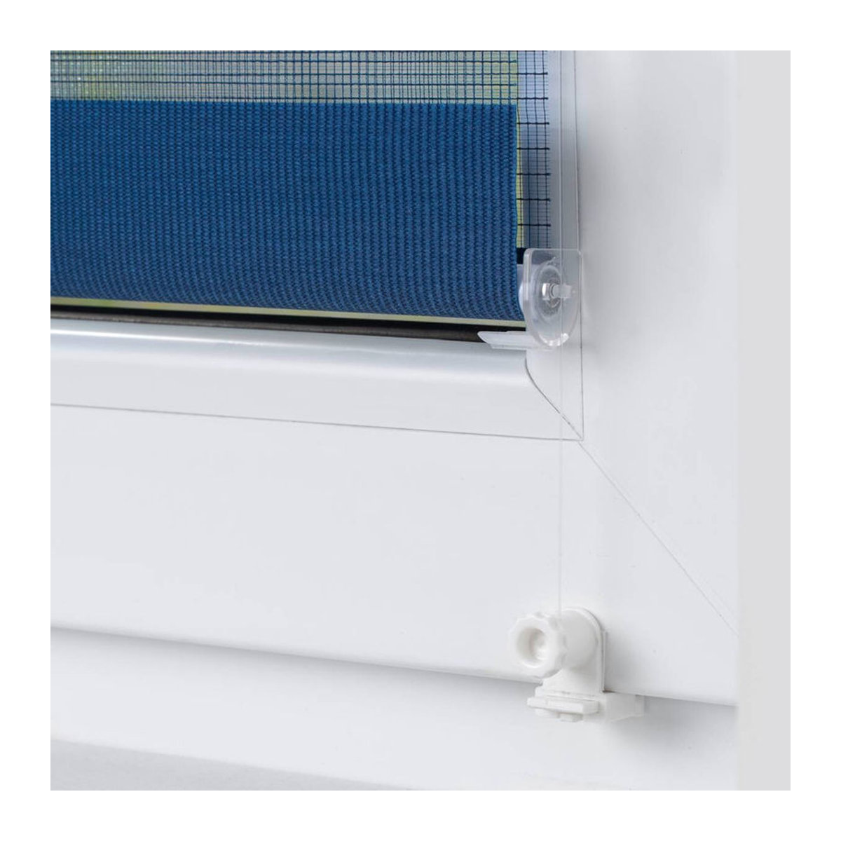 Lichtblick Duo-Rollo Klemmfix blickdicht Blau B x H: 90 x 150 cm - Bild 5