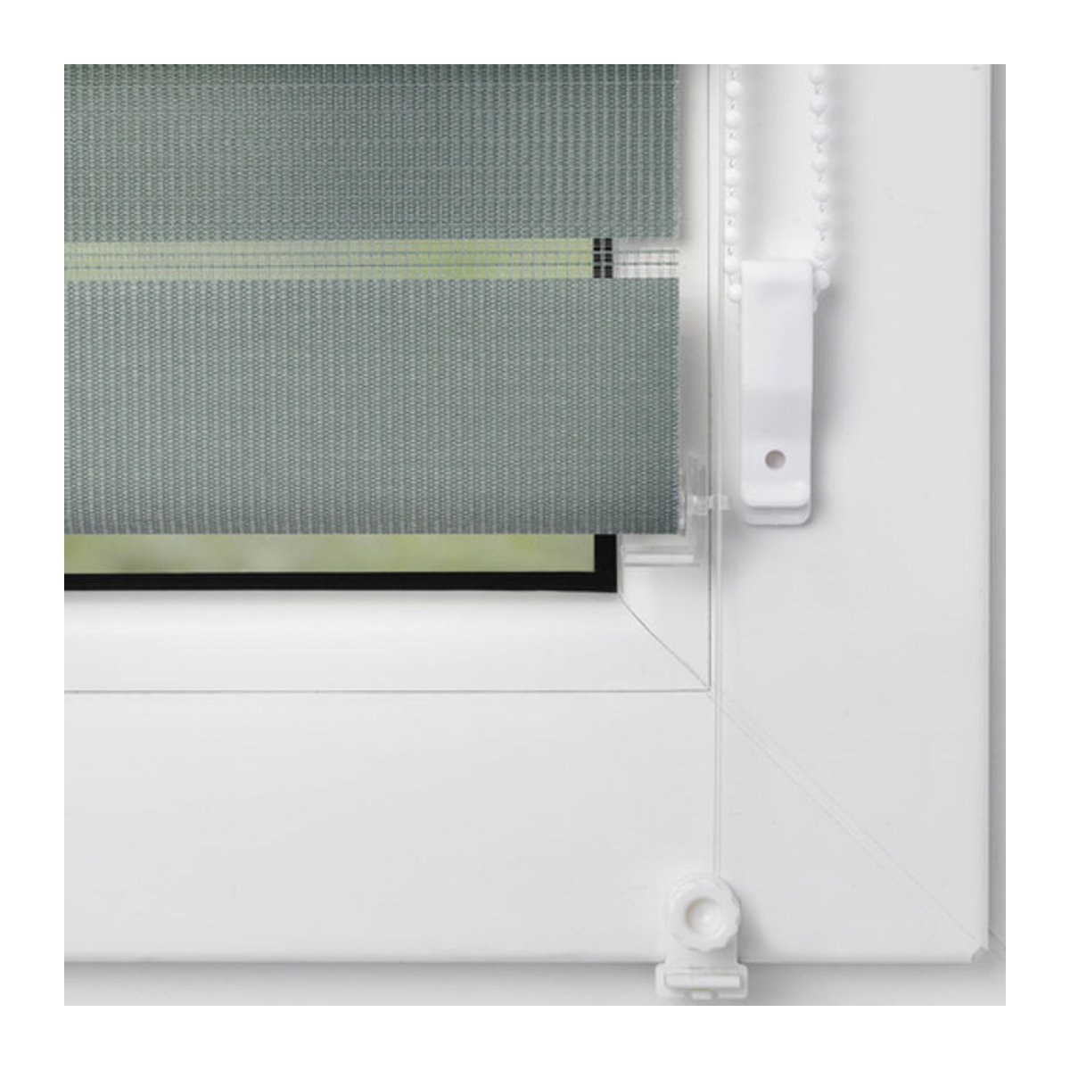 Lichtblick Duo-Rollo Klemmfix blickdicht ohne Bohren Salbei B: 120 cm, H: 150 cm - Bild 7