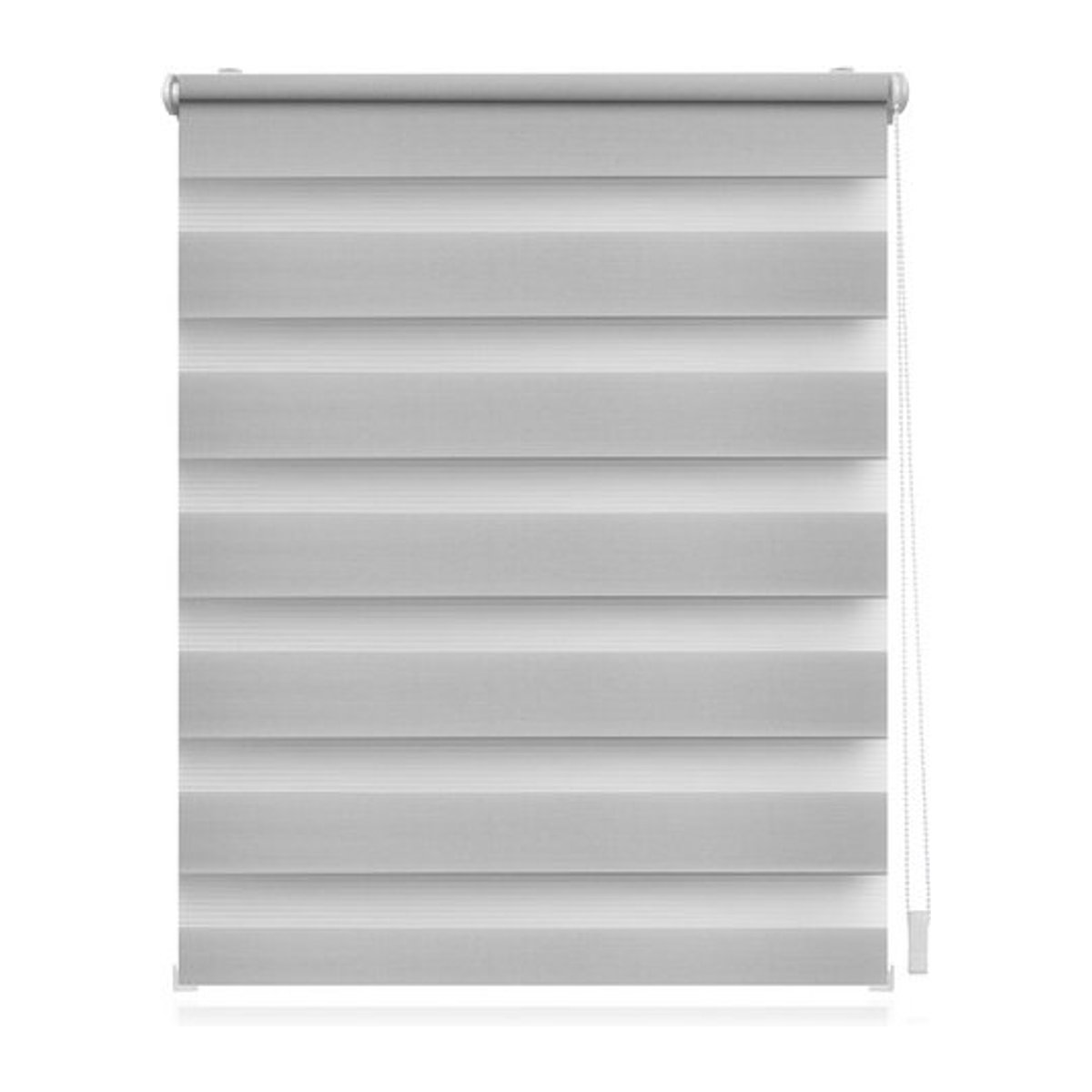 Lichtblick Duo-Rollo Klemmfix grau B/H: 95 x 150 cm - Bild 1