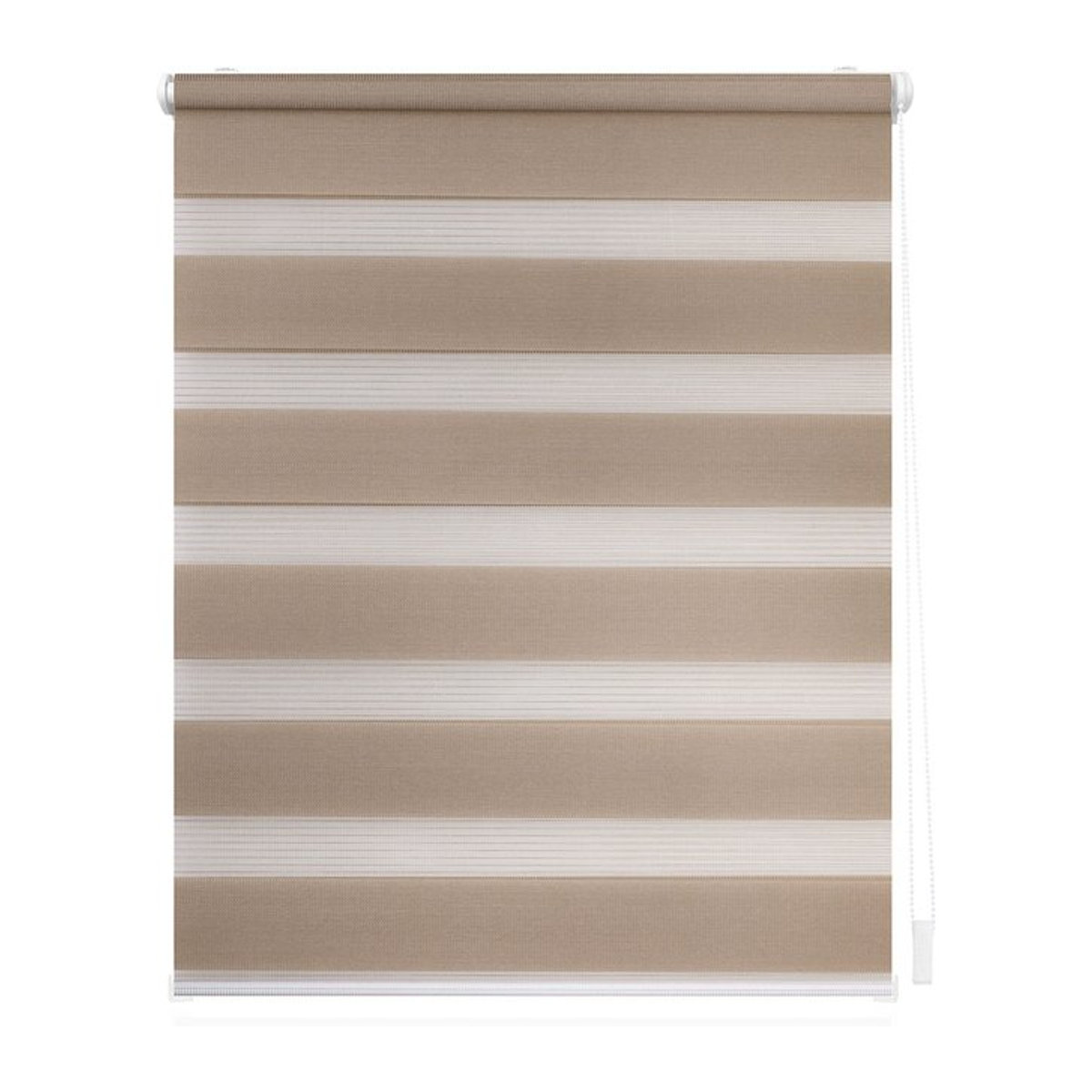 LICHTBLICK Duo Rollo Klemmfix in Taupe, B: 80 cm, H: 220 cm - Bild 1