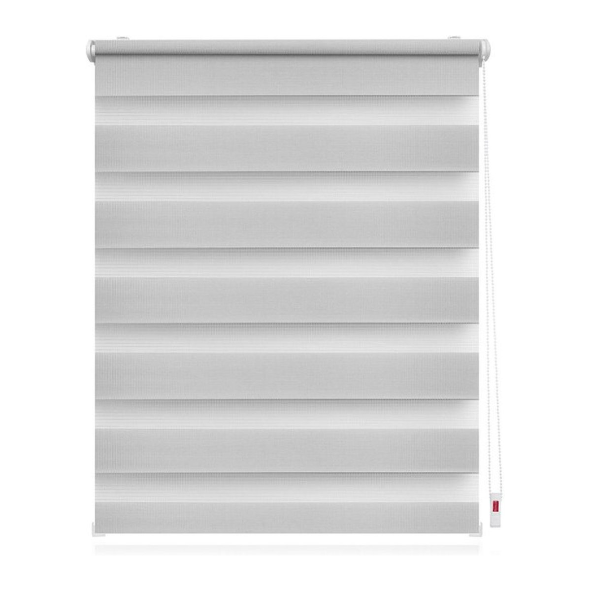 Lichtblick Duo Rollo Klemmfix ohne Bohren Grau B x H: 90 x 150 cm - Bild 1