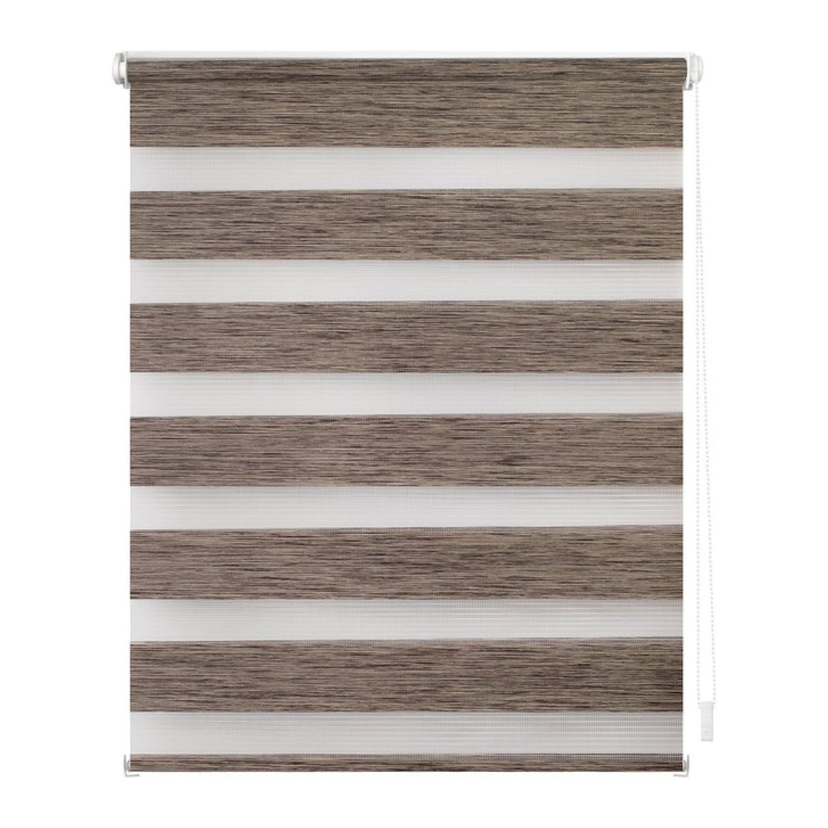 Lichtblick Duo Rollo Klemmfix ohne Bohren meliert Hellbraun B: 90 cm x H: 220 cm - Bild 1
