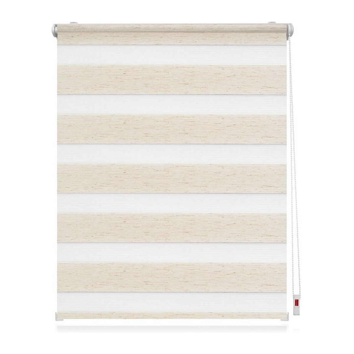 Lichtblick Duo Rollo Klemmfix ohne Bohren Natur Beige B: 65 cm x H: 150 cm - Bild 1
