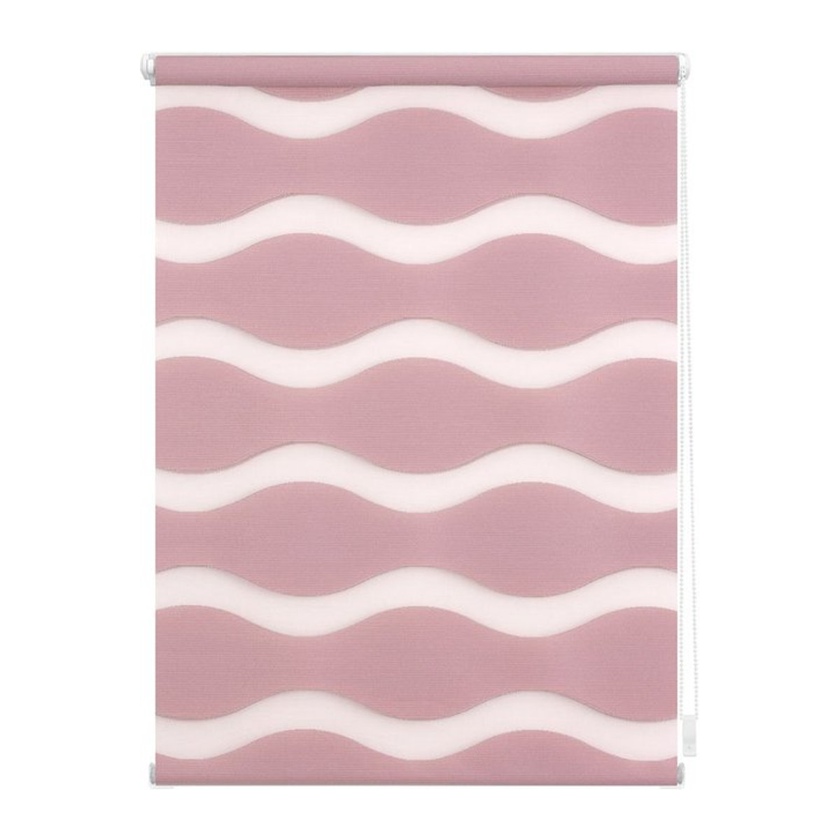 Lichtblick Duo Rollo Welle Klemmfix ohne Bohren Altrosa B: 90 cm x H: 150 cm - Bild 1