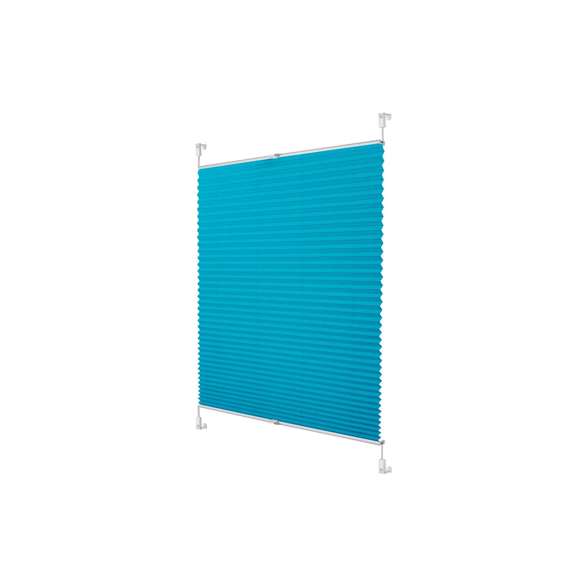 LICHTBLICK Plissee Klemmfix Blau B/H: 55 x 130 cm - Bild 3
