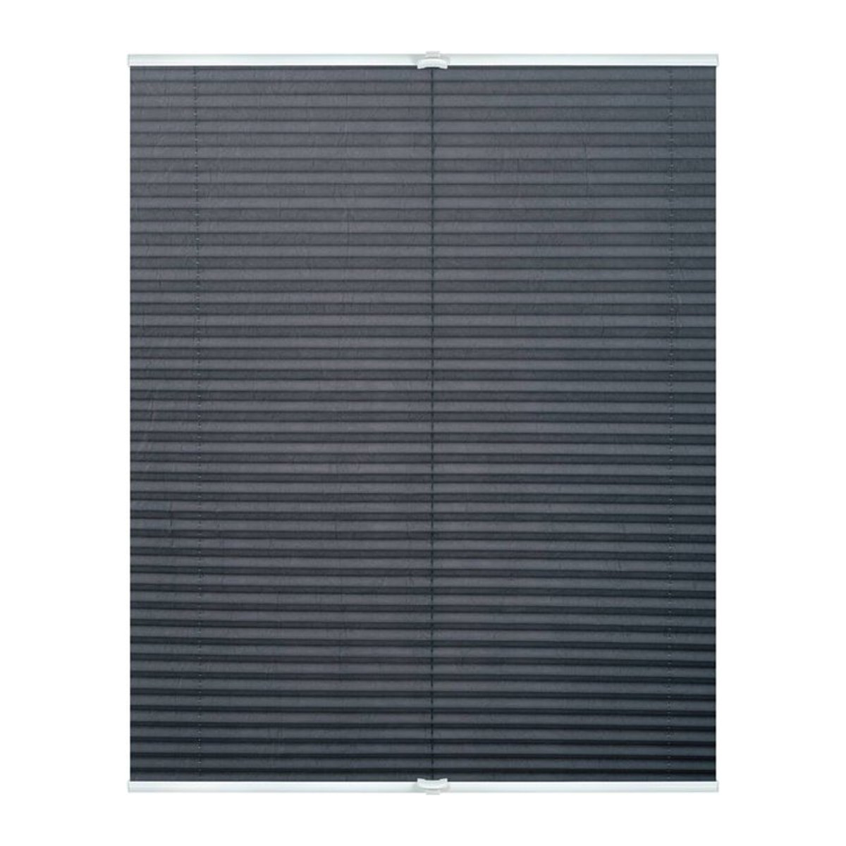 Lichtblick Plissee Klemmfix grau B/H: 95 x 130 cm - Bild 1