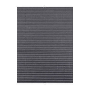 LICHTBLICK Plissee Klemmfix ohne Bohren Grau B/H: 45 x 130 cm