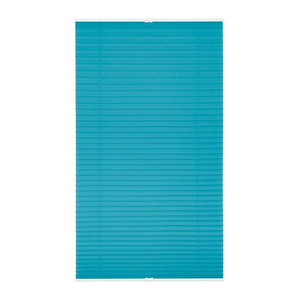 Lichtblick Plissee Klemmfix ohne Bohren verspannt Blau B/H: 65 x 130 cm