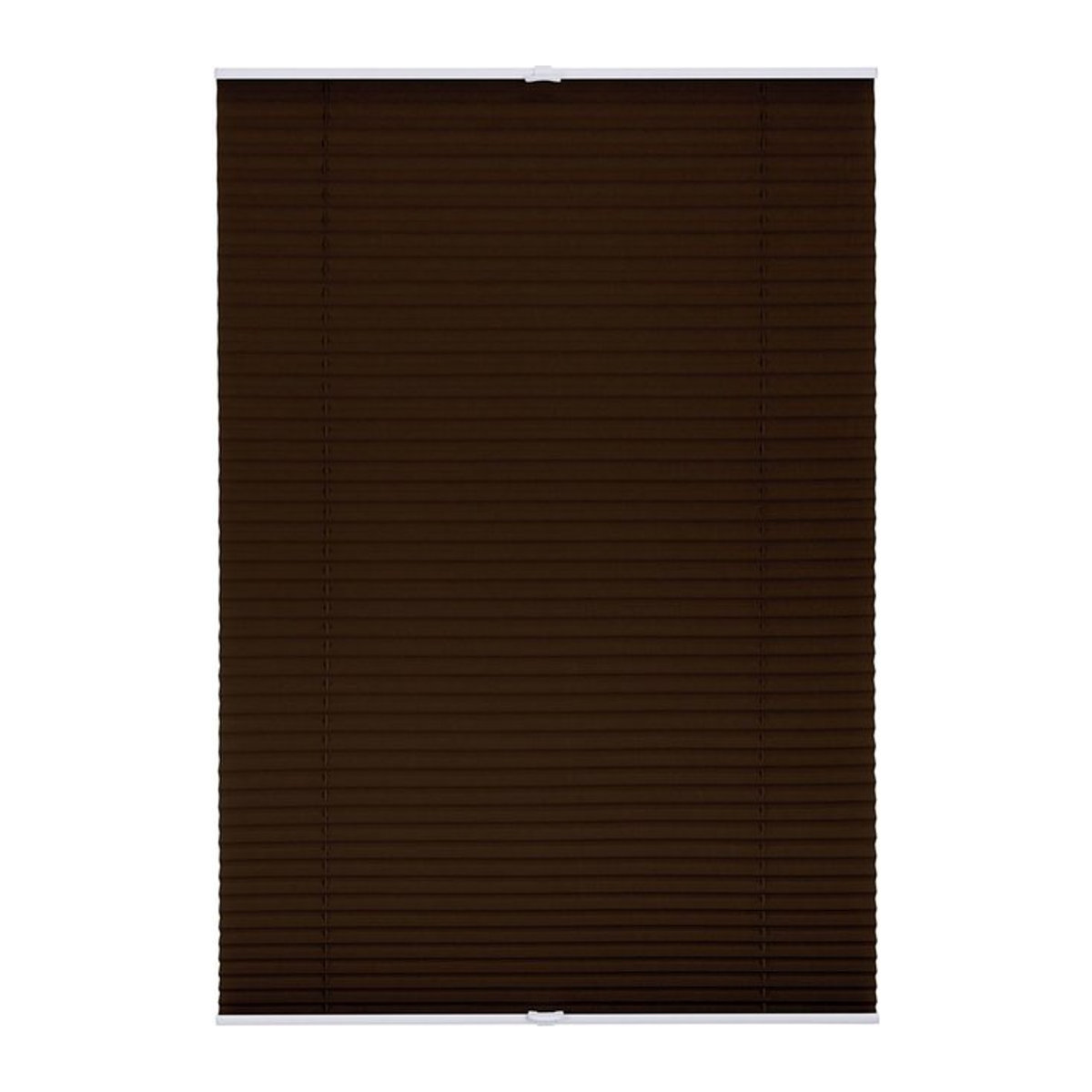 LICHTBLICK Plissee Klemmfix ohne Bohren verspannt Braun B/H: 70 x 130 cm - Bild 1