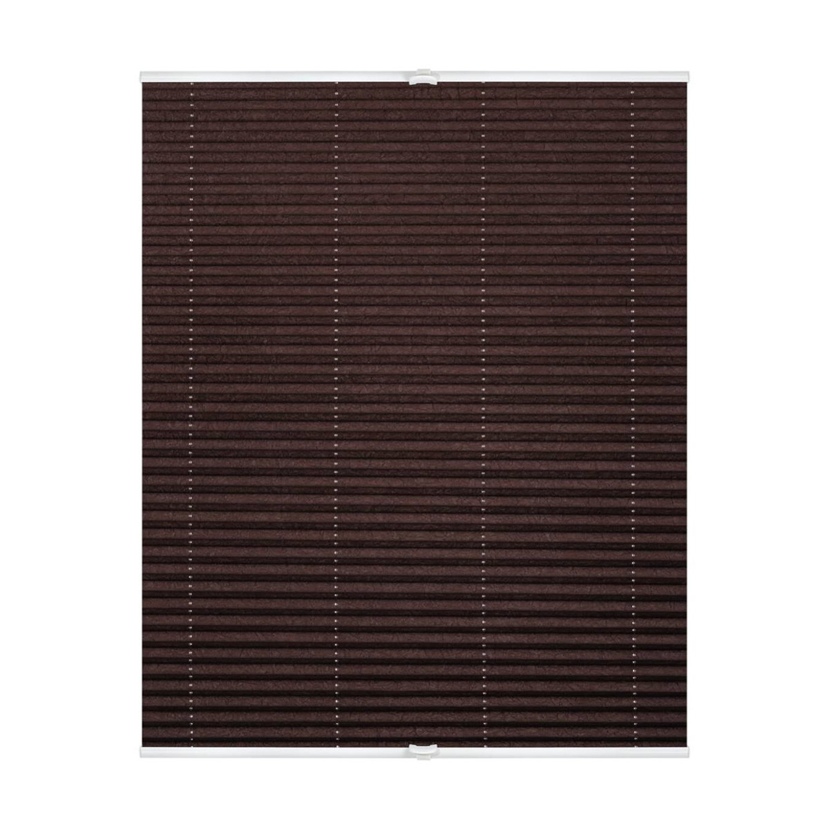 LICHTBLICK Plissee Klemmfix ohne Bohren verspannt Braun B/H: 70 x 130 cm - Bild 5