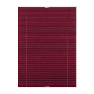 Lichtblick Plissee Klemmfix ohne Bohren verspannt Brombeer B: 90 cm, H: 130 cm