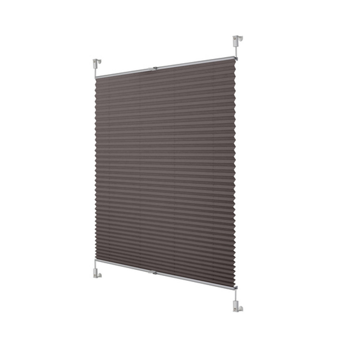 Lichtblick Plissee Klemmfix Spannplissee Taupe B/H: 55 x 130 cm - Bild 6