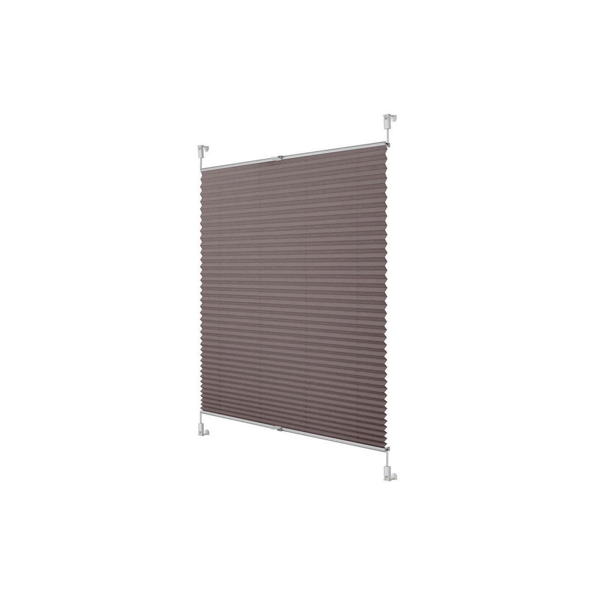 Lichtblick Plissee Klemmfix Taupe B: 65 cm, H: 130 cm - Bild 6