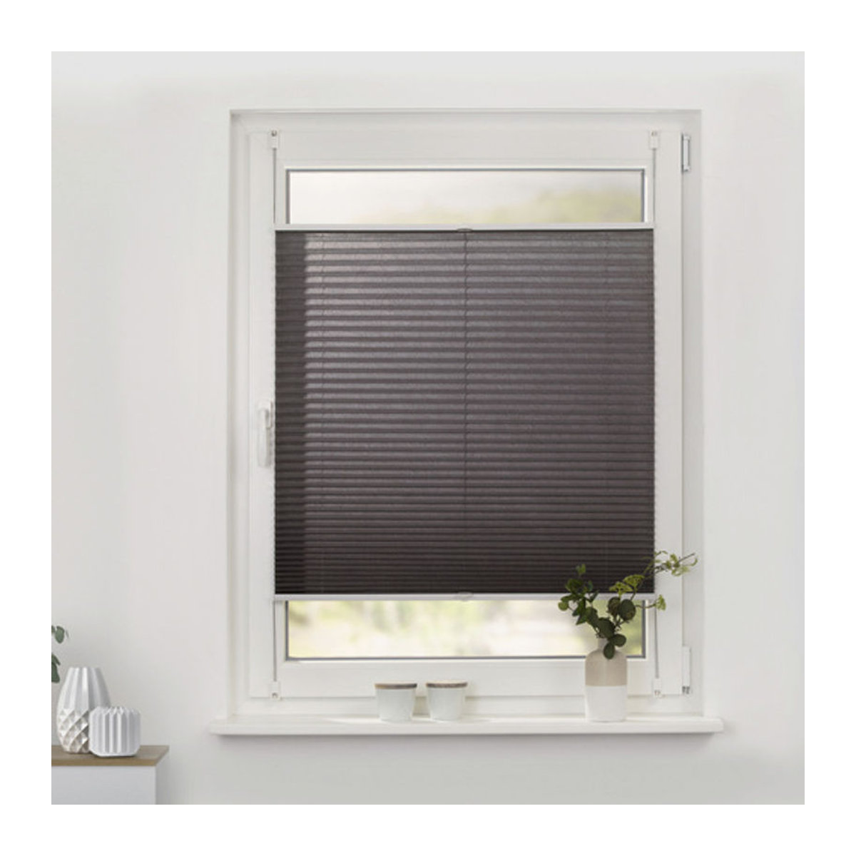 Lichtblick Plissee Klemmfix Taupe B: 65 cm, H: 130 cm - Bild 10