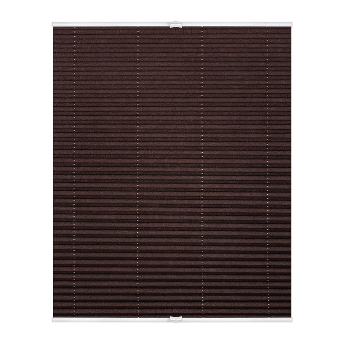 Lichtblick Plissee Klemmfix verspannt Braun B: 95 cm x H: 130 cm - Bild 1