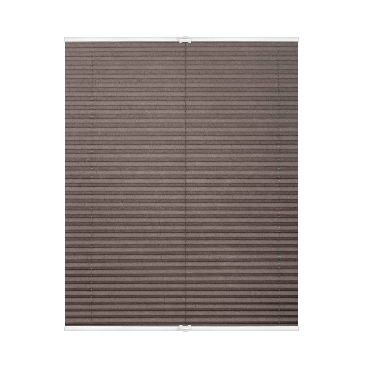 Lichtblick Plissee Klemmfix verspannt in Taupe Grau B/H: 70 x 130 cm - Bild 6