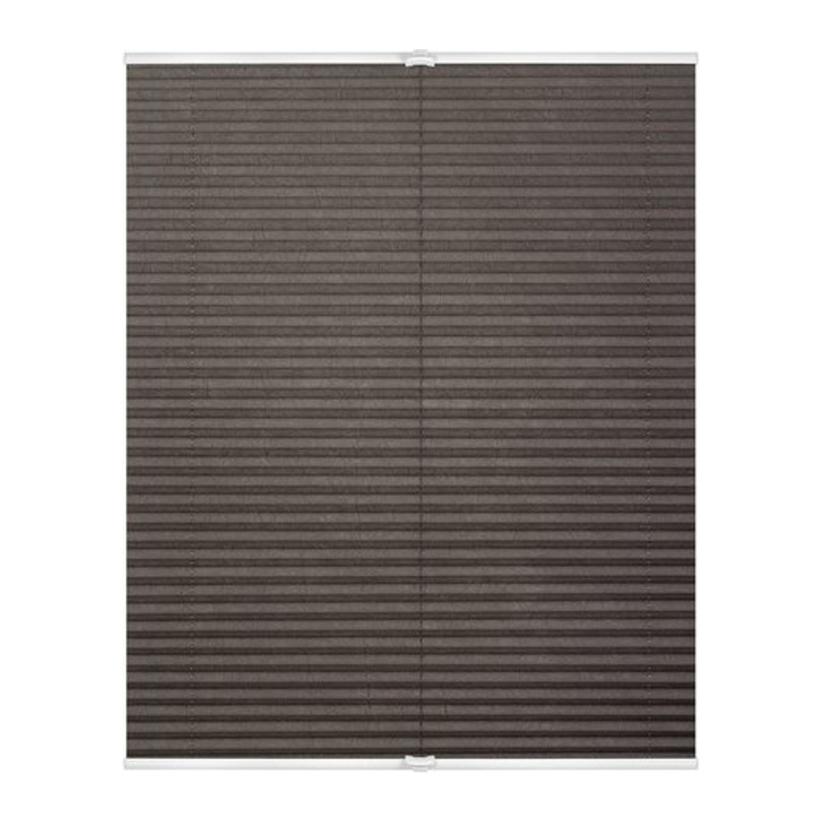 Lichtblick Plissee Klemmfix verspannt in Taupe-Grau B/H: 95 x 130 cm - Bild 1