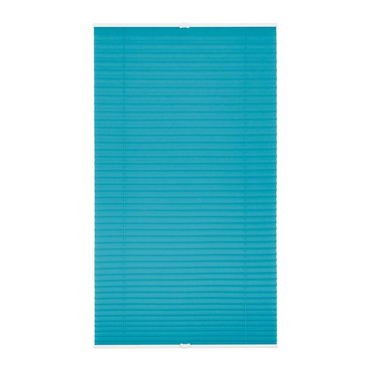 Lichtblick Plissee Klemmfix verspannt ohne Bohren Blau B/H: 90 x 130 cm - Bild 1