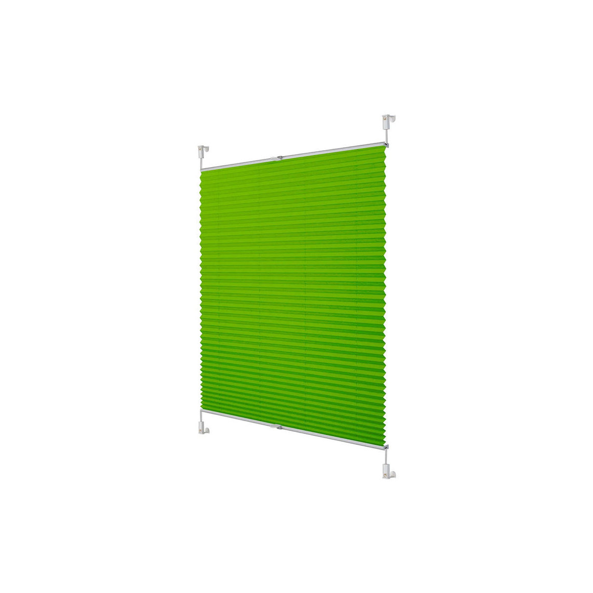 Lichtblick Plissee Klemmfix verspannt ohne Bohren, Grün, B: 95 cm, H: 130 cm - Bild 5