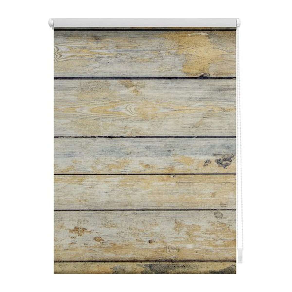 Lichtblick Rollo Klemmfix Bretter Shabby braun B: 70 cm, H: 150 cm - Bild 1