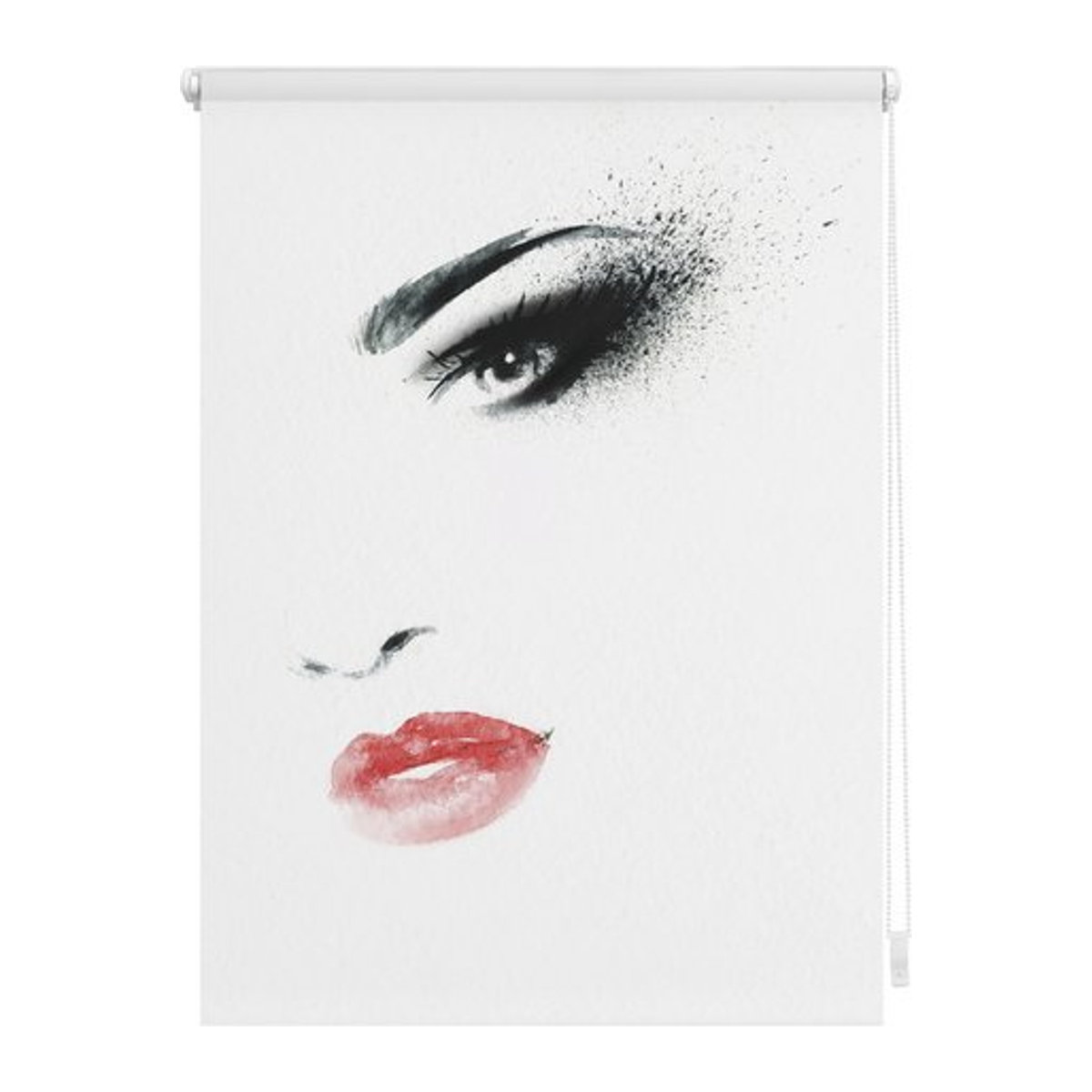 Lichtblick Rollo Klemmfix Face blickdicht weiß B: 70 cm, H: 150 cm - Bild 1