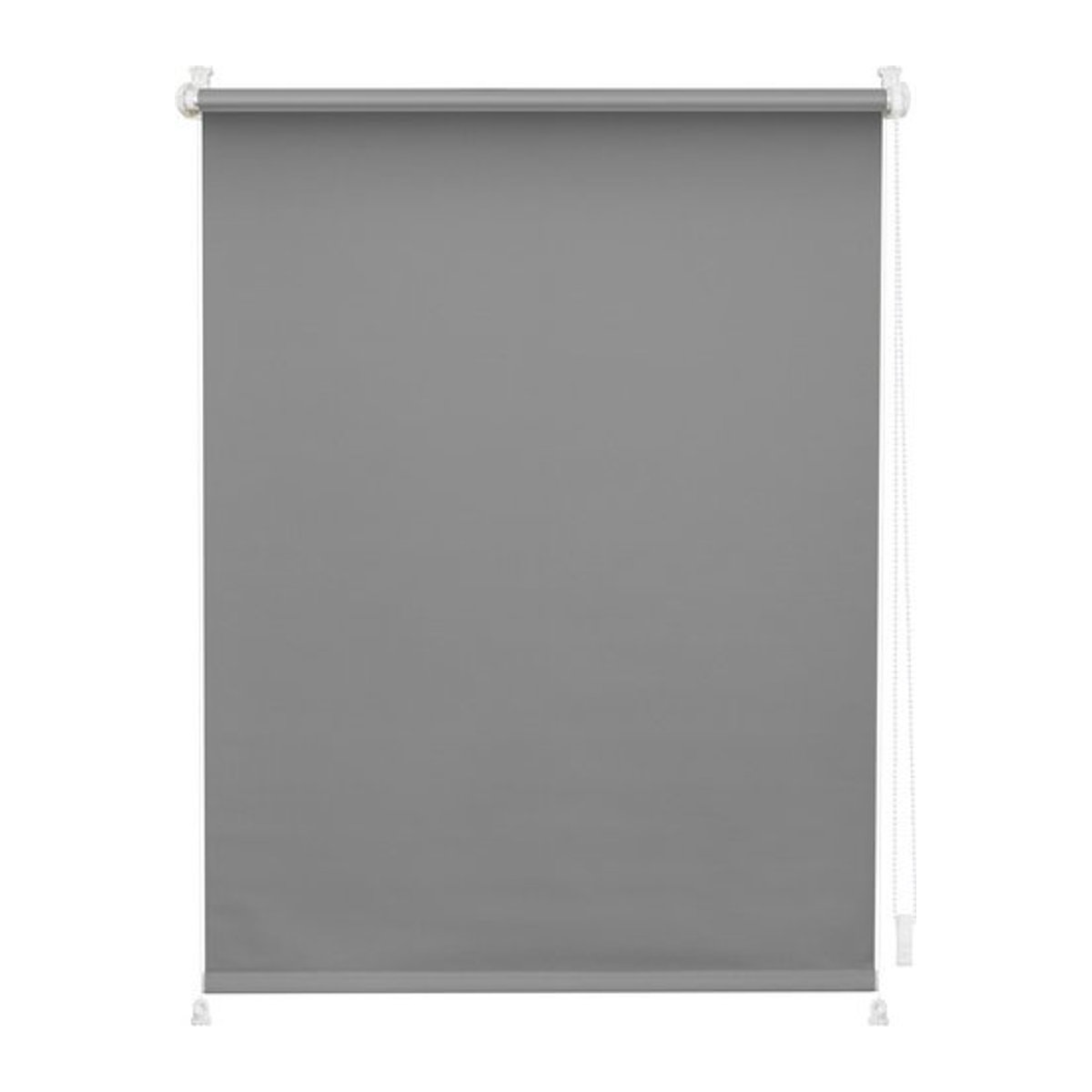 Lichtblick Rollo Klemmfix grau B: 80 cm, H: 150 cm - Bild 1