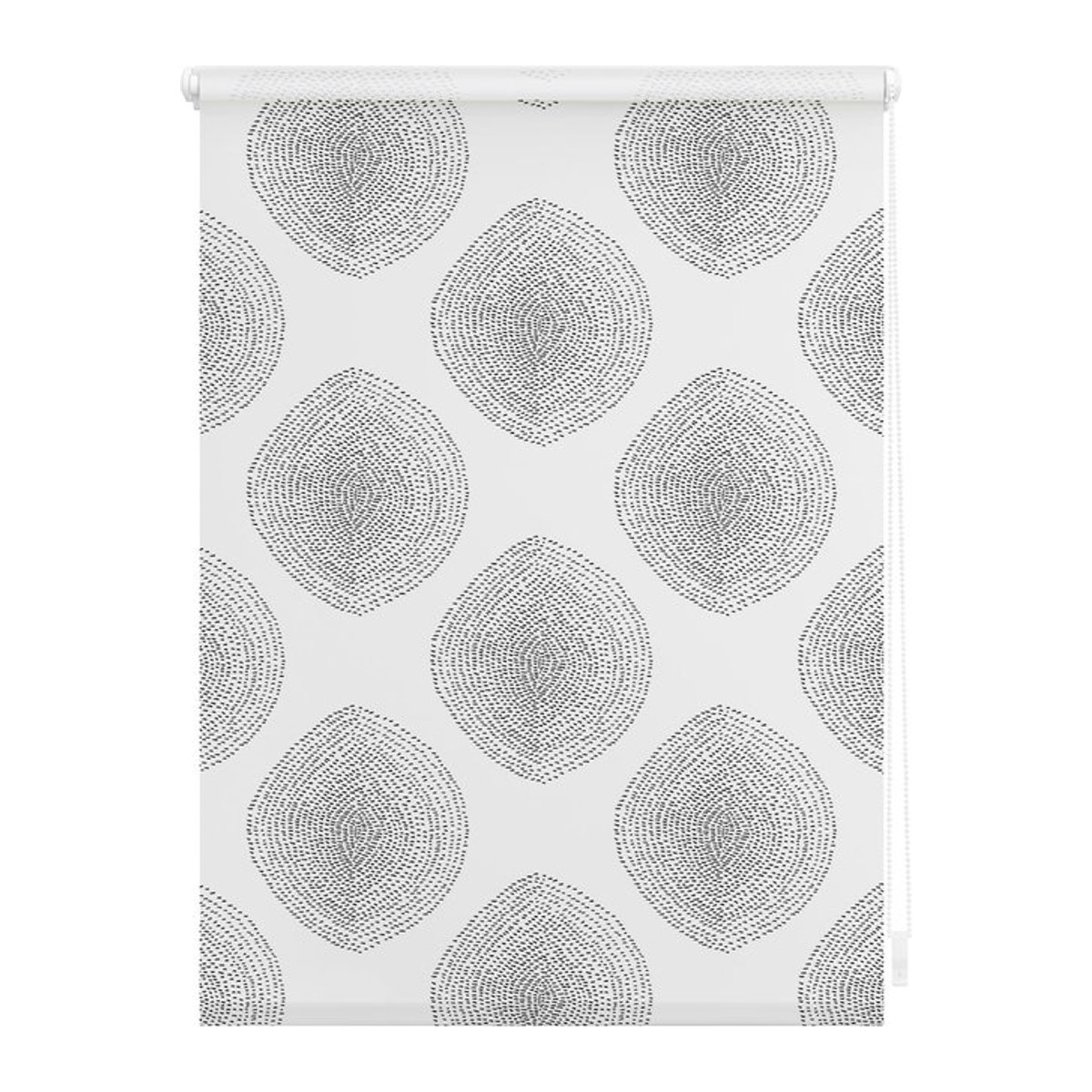 Lichtblick Rollo Klemmfix Stripy Boho Drop blickdicht ohne Bohren Weiß - Bild 1