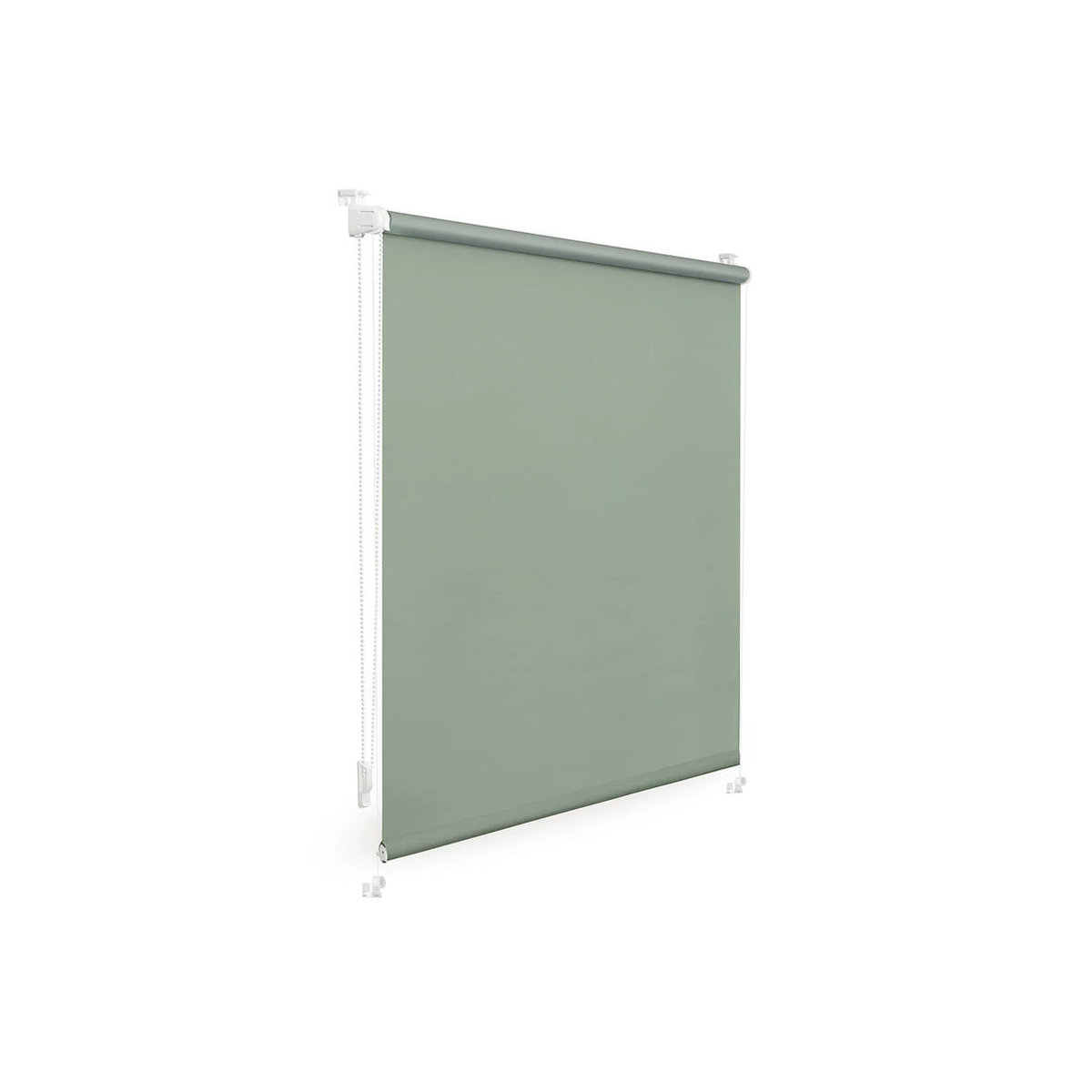 Lichtblick Rollo Klemmfix Verdunkelung ohne Bohren, Farbe: Grün/Silber, B: 80 cm, H: 200 cm - Bild 3