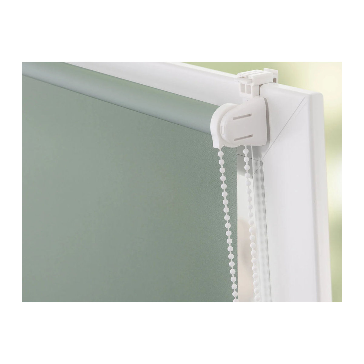 Lichtblick Rollo Klemmfix Verdunkelung ohne Bohren Salbei, B: 90 cm, H: 220 cm - Bild 3