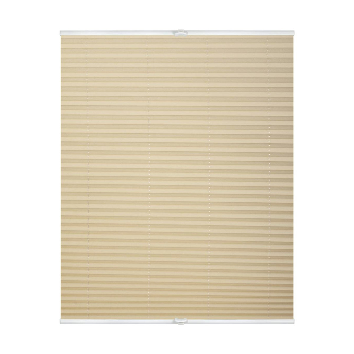 LICHTBLICK Spannplissee Klemmfix ohne Bohren in Creme, B/H: 90 x 210 cm - Bild 1
