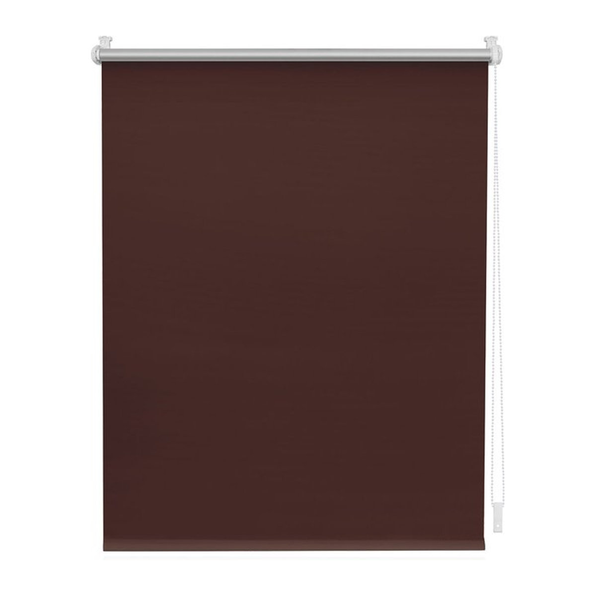 Lichtblick Thermo Klebe- und Klemmrollo in Verdunklungsqualität, Farbe Braun, B: 85 cm, H: 150 cm - Bild 5