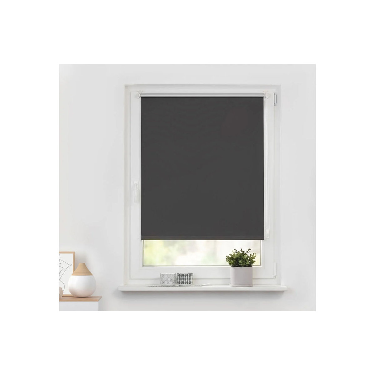 Lichtblick Thermo-Klemmrollo in Anthrazit B/H: 80 x 150 cm - Bild 2