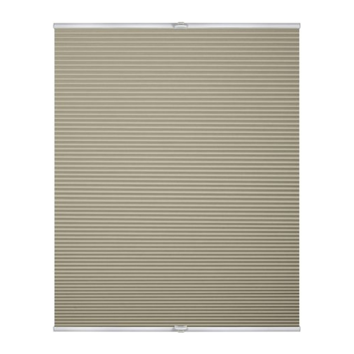 Lichtblick Thermo-Plissee Klemmfix zur Verdunkelung und Wärmedämmung, Farbe: Creme-Beige, B: 100 cm, H: 130 cm - Bild 1