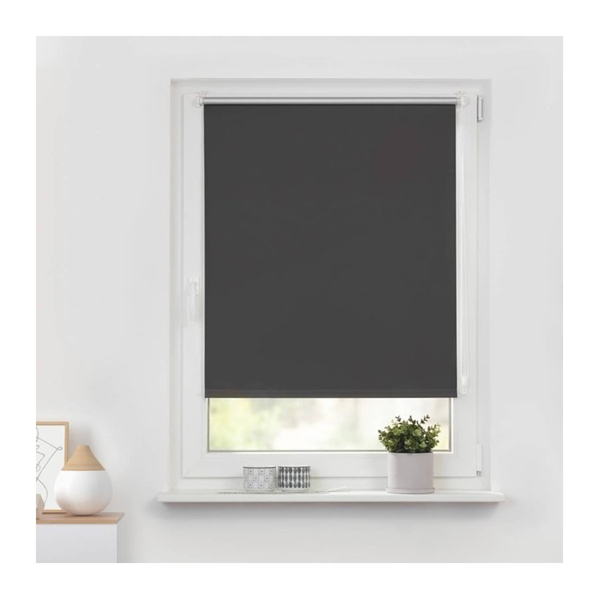 Lichtblick Thermo-Rollo Klemmfix Anthrazit B/H: 60 x 150 cm - Bild 4