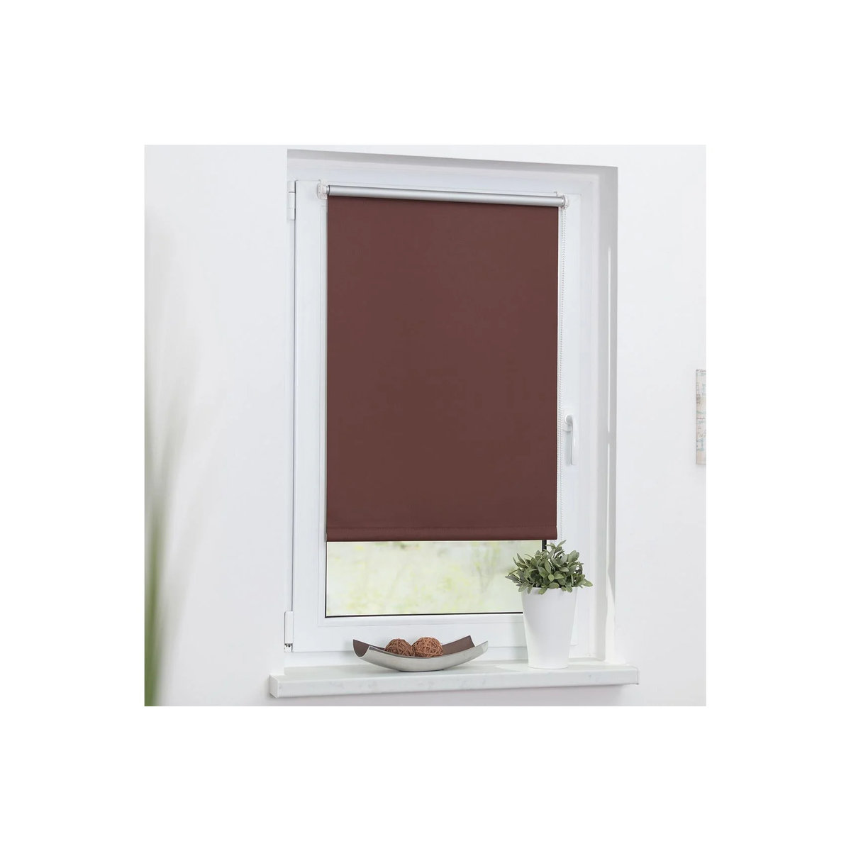 Lichtblick Thermo-Rollo Klemmfix Braun B/H: 95 x 150 cm - Bild 3