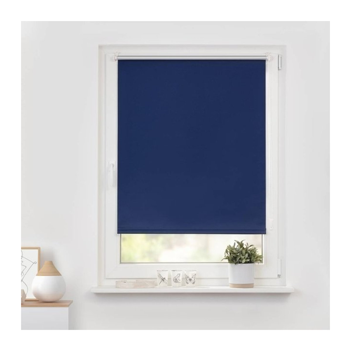 Lichtblick Thermo-Rollo Klemmfix Verdunkelung Blau B: 60 cm, H: 150 cm - Bild 5