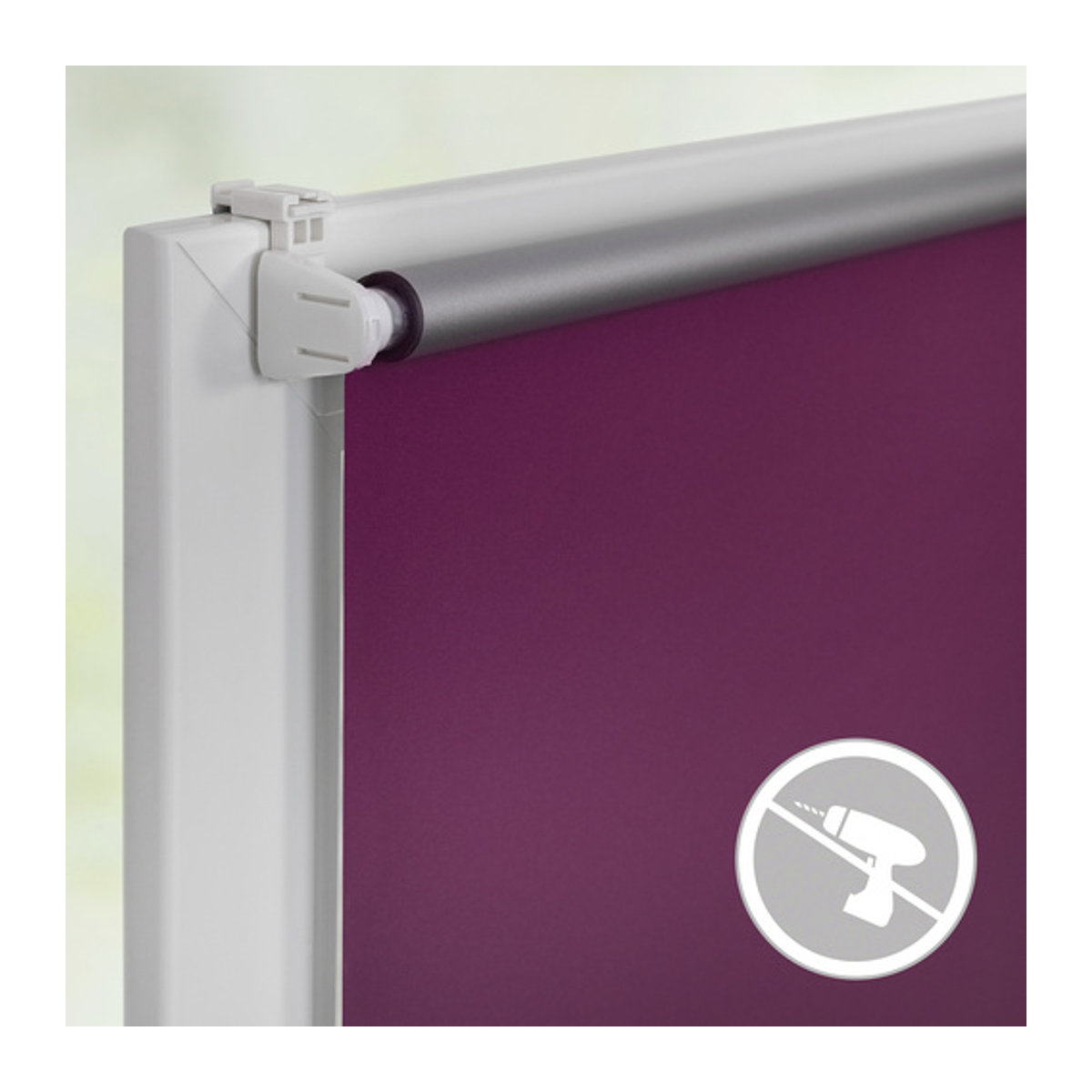 Lichtblick Thermo-Rollo Klemmfix Verdunkelung Fuchsia B/H: 90 x 150 cm - Bild 11